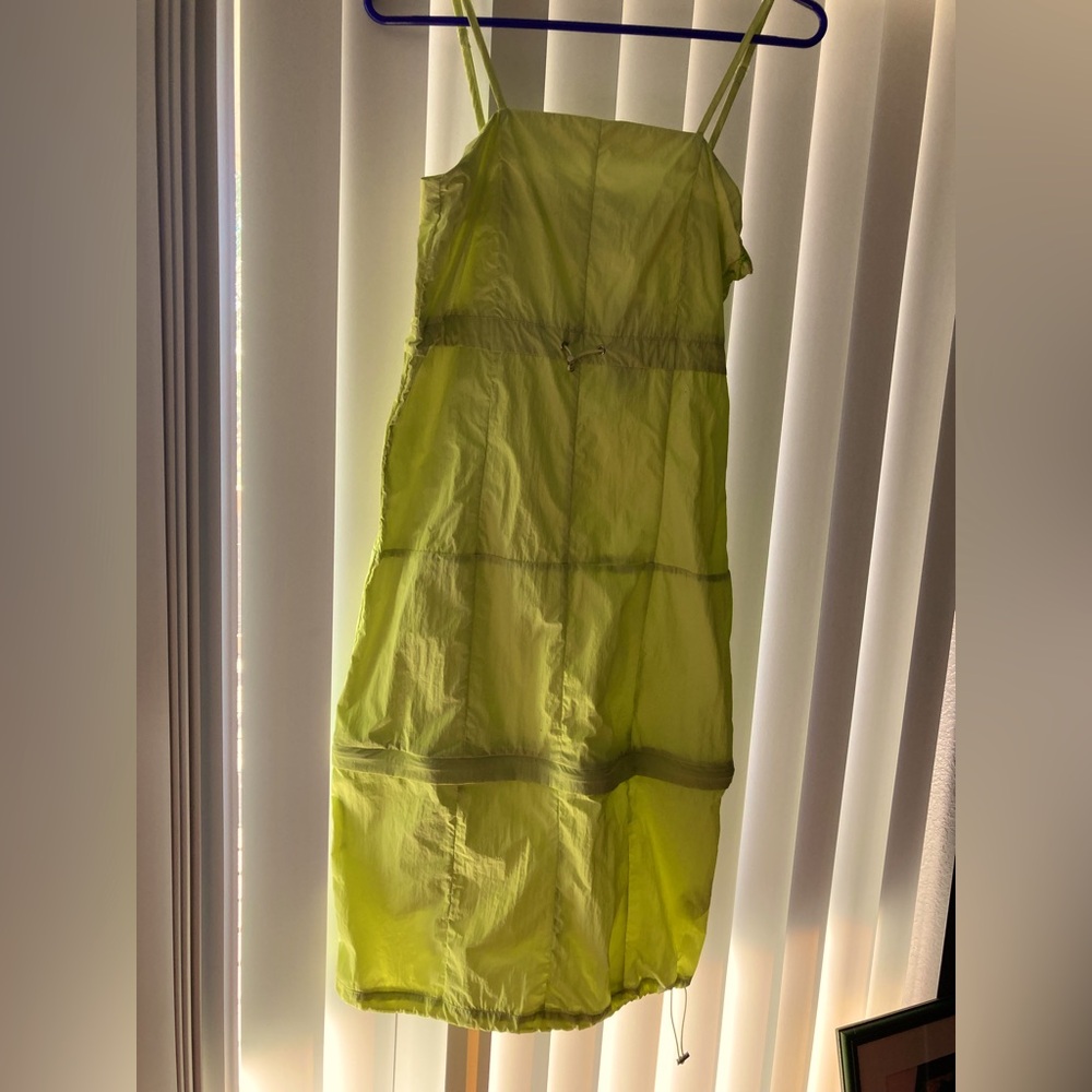Daisy Street Convertible Midi Highlighter Yellow Dress.